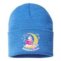 Reading Unicorn Believe In Yourself & Magic Sustainable Knit Beanie