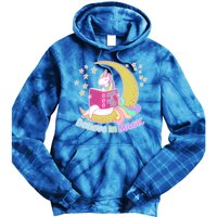 Reading Unicorn Believe In Yourself & Magic Tie Dye Hoodie