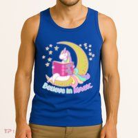 Reading Unicorn Believe In Yourself & Magic Tank Top