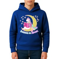 Reading Unicorn Believe In Yourself & Magic Kids Hoodie