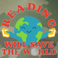 Reading Will Save The World Legacy Tie Dye Trucker Hat
