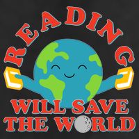 Reading Will Save The World Garment-Dyed Fleece Hoodie