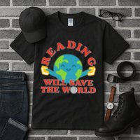Reading Will Save The World Tall T-Shirt
