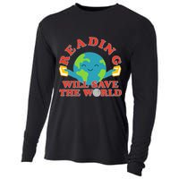 Reading Will Save The World Cooling Performance Long Sleeve Crew