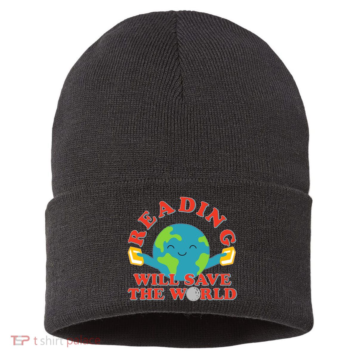 Reading Will Save The World Sustainable Knit Beanie