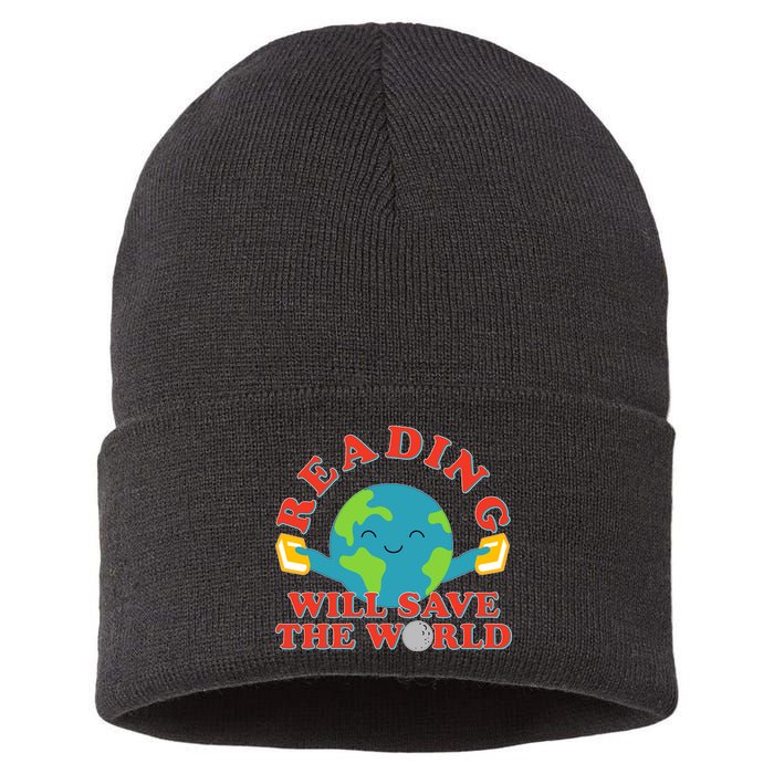 Reading Will Save The World Sustainable Knit Beanie