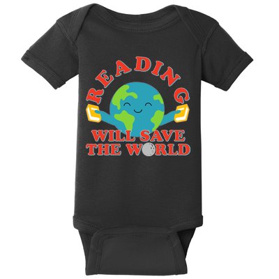 Reading Will Save The World Baby Bodysuit