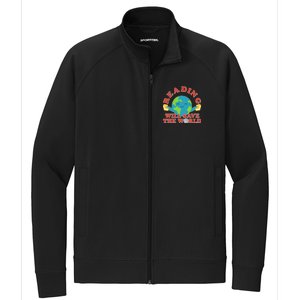 Reading Will Save The World Stretch Full-Zip Cadet Jacket