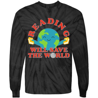 Reading Will Save The World Tie-Dye Long Sleeve Shirt