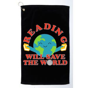 Reading Will Save The World Platinum Collection Golf Towel