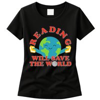 Reading Will Save The World Womens T-Shirt