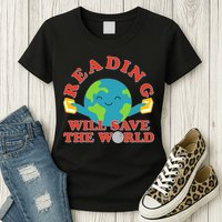 Reading Will Save The World Womens T-Shirt