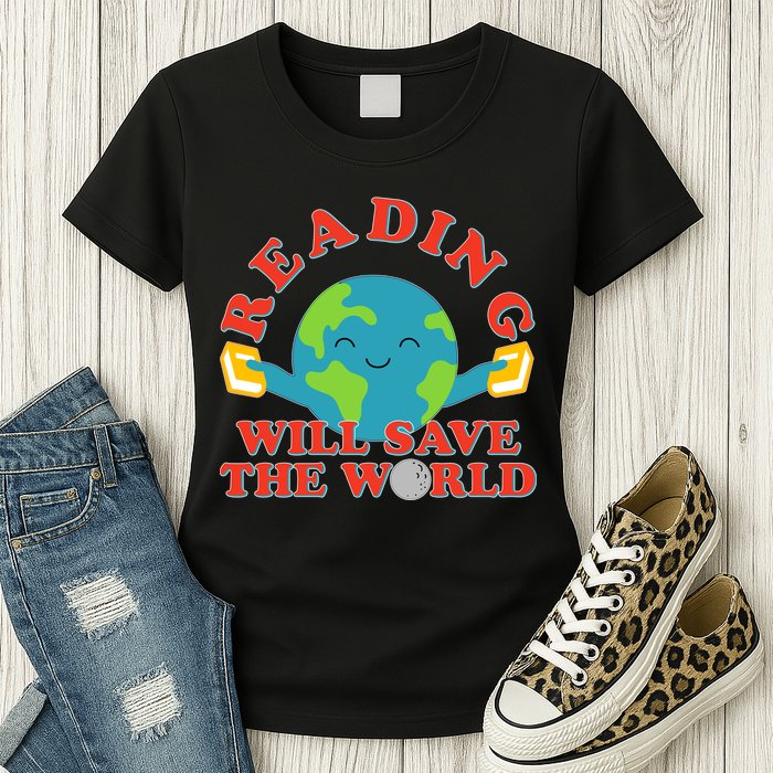 Reading Will Save The World Womens T-Shirt