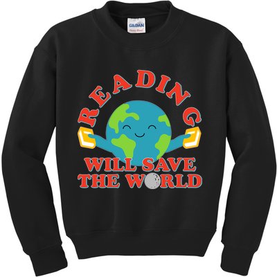 Reading Will Save The World Kids Sweatshirt