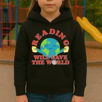 Reading Will Save The World Kids Hoodie