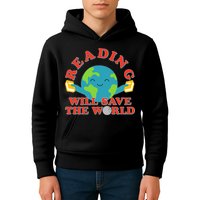 Reading Will Save The World Kids Hoodie