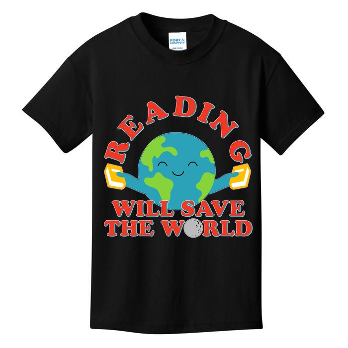 Reading Will Save The World Kids T-Shirt