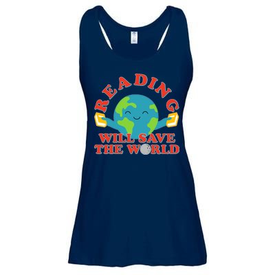 Reading Will Save The World Ladies Essential Flowy Tank