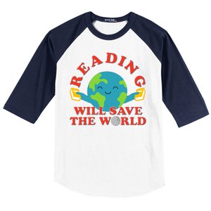 Reading Will Save The World Baseball Sleeve Shirt