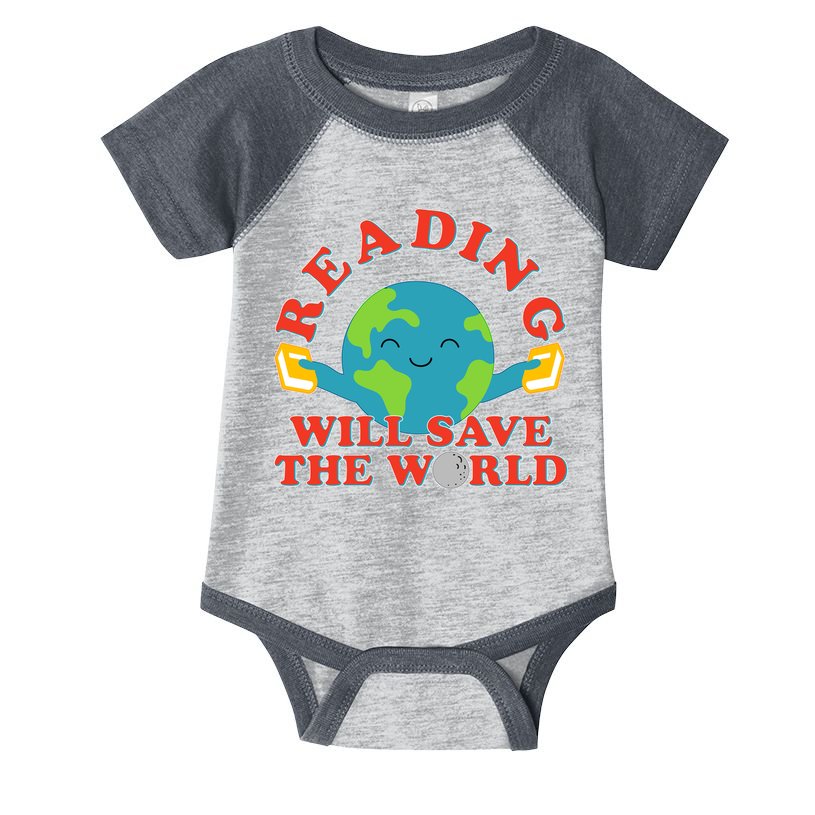 Reading Will Save The World Infant Baby Jersey Bodysuit
