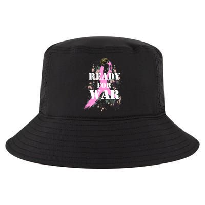 Ready For War Breast Cancer Cool Comfort Performance Bucket Hat