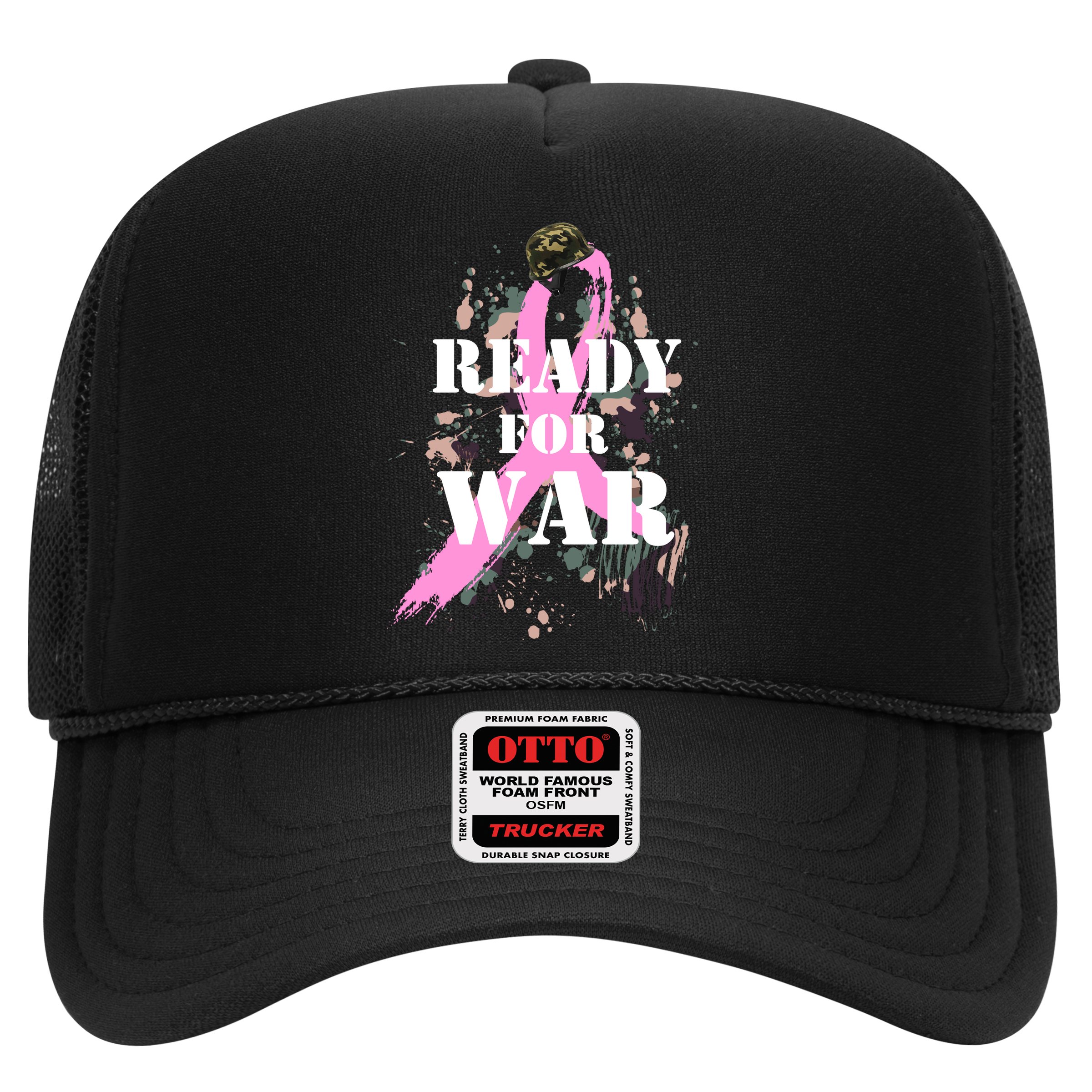 Ready For War Breast Cancer Hat