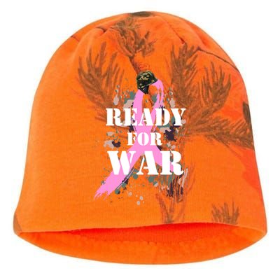 Ready For War Breast Cancer Kati - Camo Knit Beanie