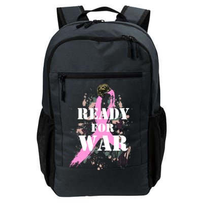 Ready For War Breast Cancer Daily Commute Backpack