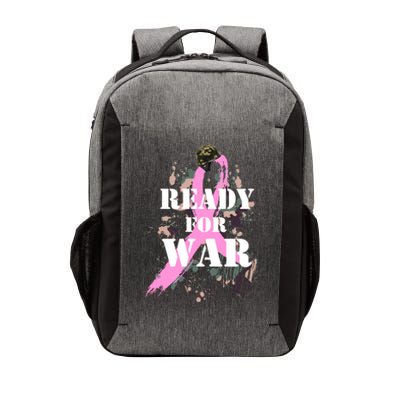 Ready For War Breast Cancer Vector Backpack