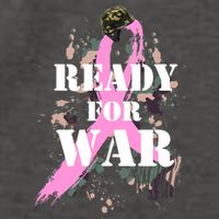 Ready For War Breast Cancer Vector Backpack