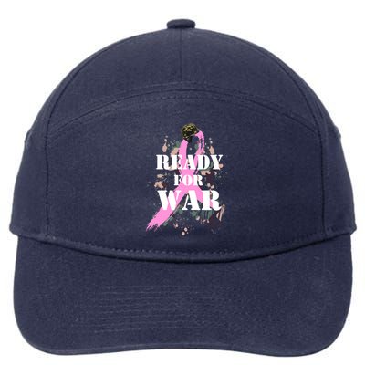 Ready For War Breast Cancer 7-Panel Snapback Hat