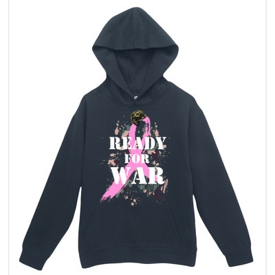 Ready For War Breast Cancer Urban Pullover Hoodie