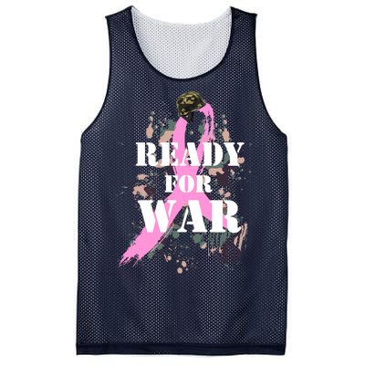 Ready For War Breast Cancer Mesh Reversible Basketball Jersey Tank