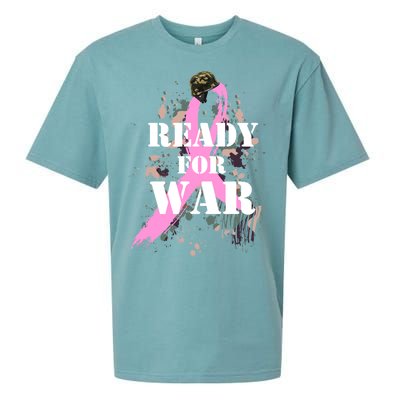 Ready For War Breast Cancer Sueded Cloud Jersey T-Shirt