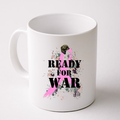 Ready For War Breast Cancer Coffee Mug