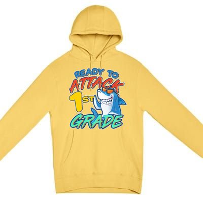 Ready To Attack 1st Grade Shark Premium Pullover Hoodie