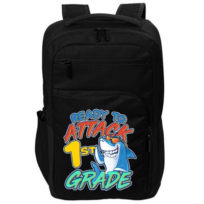 Ready To Attack 1st Grade Shark Impact Tech Backpack