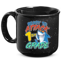 Ready To Attack 1st Grade Shark 15oz Campfire Ceramic Mug