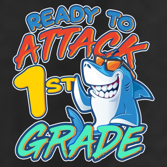 Ready To Attack 1st Grade Shark 15oz Campfire Ceramic Mug
