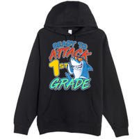 Ready To Attack 1st Grade Shark Premium Pullover Hoodie