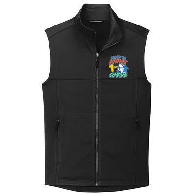 Ready To Attack 1st Grade Shark Collective Smooth Fleece Vest