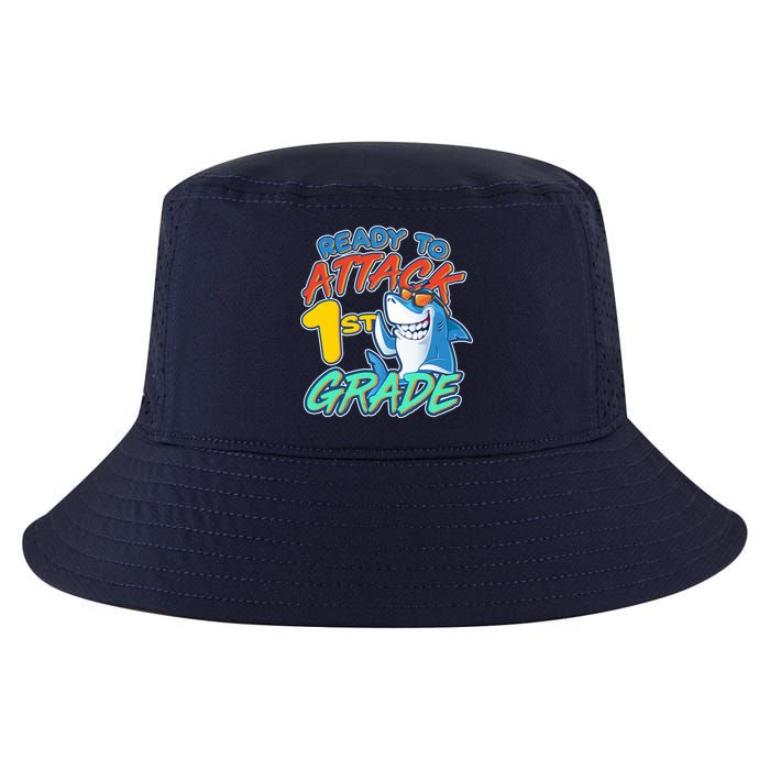 Ready To Attack 1st Grade Shark Cool Comfort Performance Bucket Hat