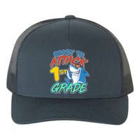 Ready To Attack 1st Grade Shark Yupoong Adult 5-Panel Trucker Hat