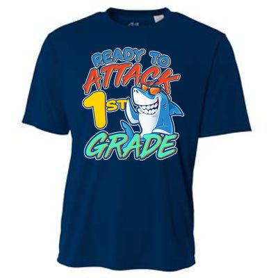 Ready To Attack 1st Grade Shark Cooling Performance Crew T-Shirt