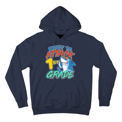 Ready To Attack 1st Grade Shark Hoodie