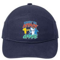 Ready To Attack 1st Grade Shark 7-Panel Snapback Hat