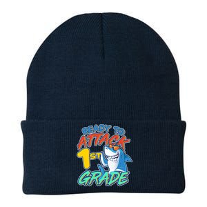 Ready To Attack 1st Grade Shark Knit Cap Winter Beanie