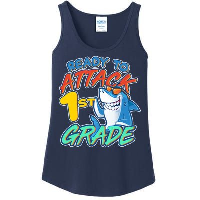 Ready To Attack 1st Grade Shark Ladies Essential Tank