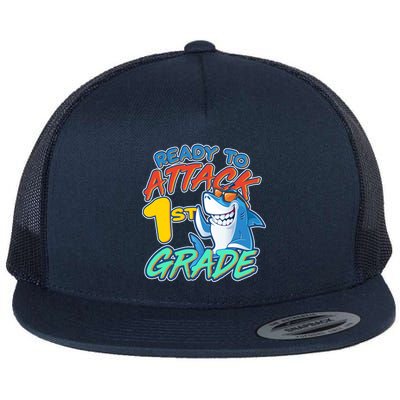 Ready To Attack 1st Grade Shark Flatbill Hat