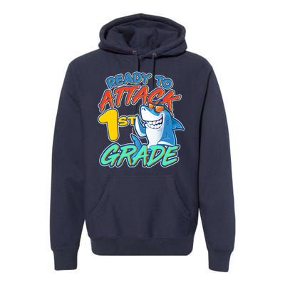 Ready To Attack 1st Grade Shark Premium Hoodie